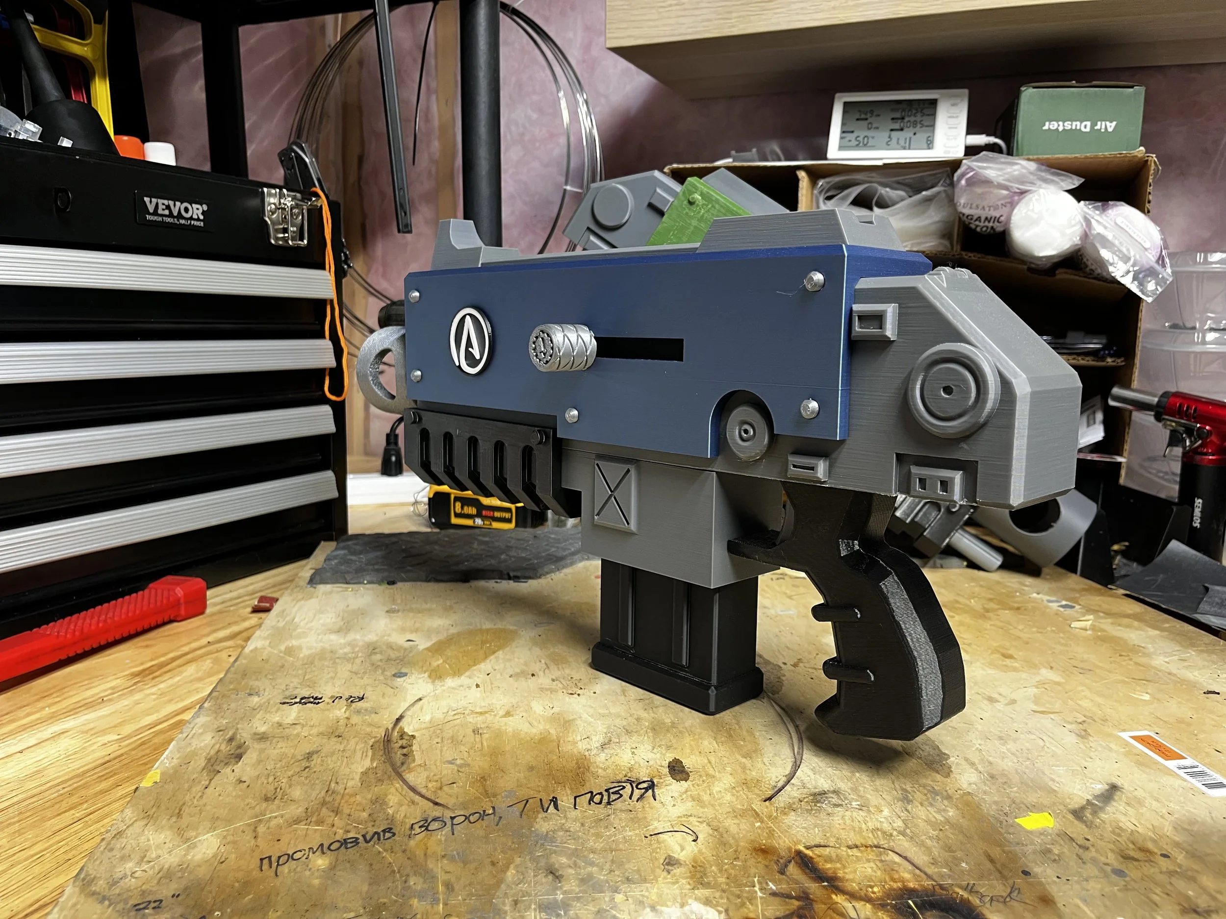 Godwyn Bolter scaled to bolt/ammo size, left rear angle