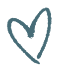 Hand-drawn heart.