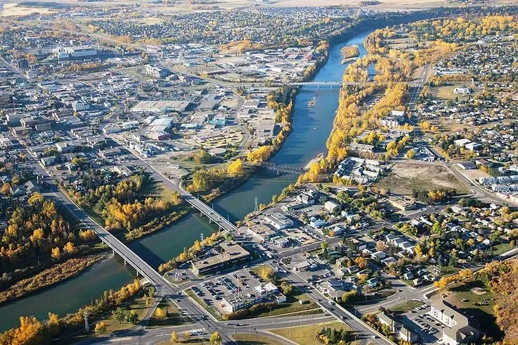 Red Deer city view representing professional online counselling services in Red Deer, Alberta.