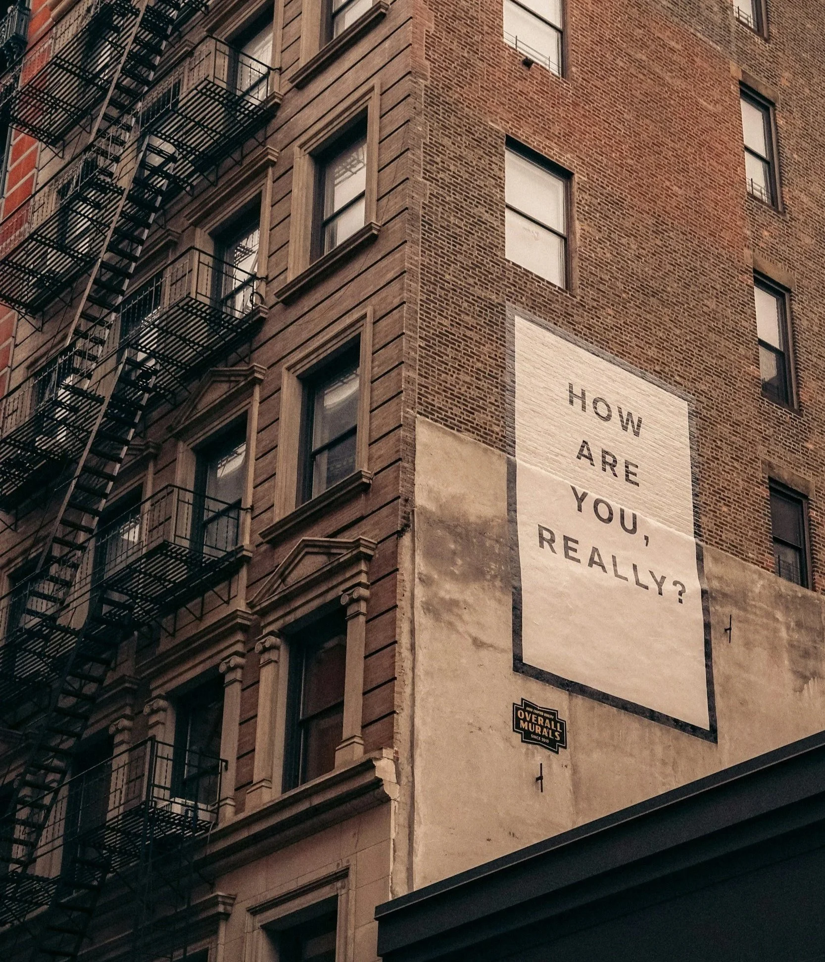 how are you really sign on building