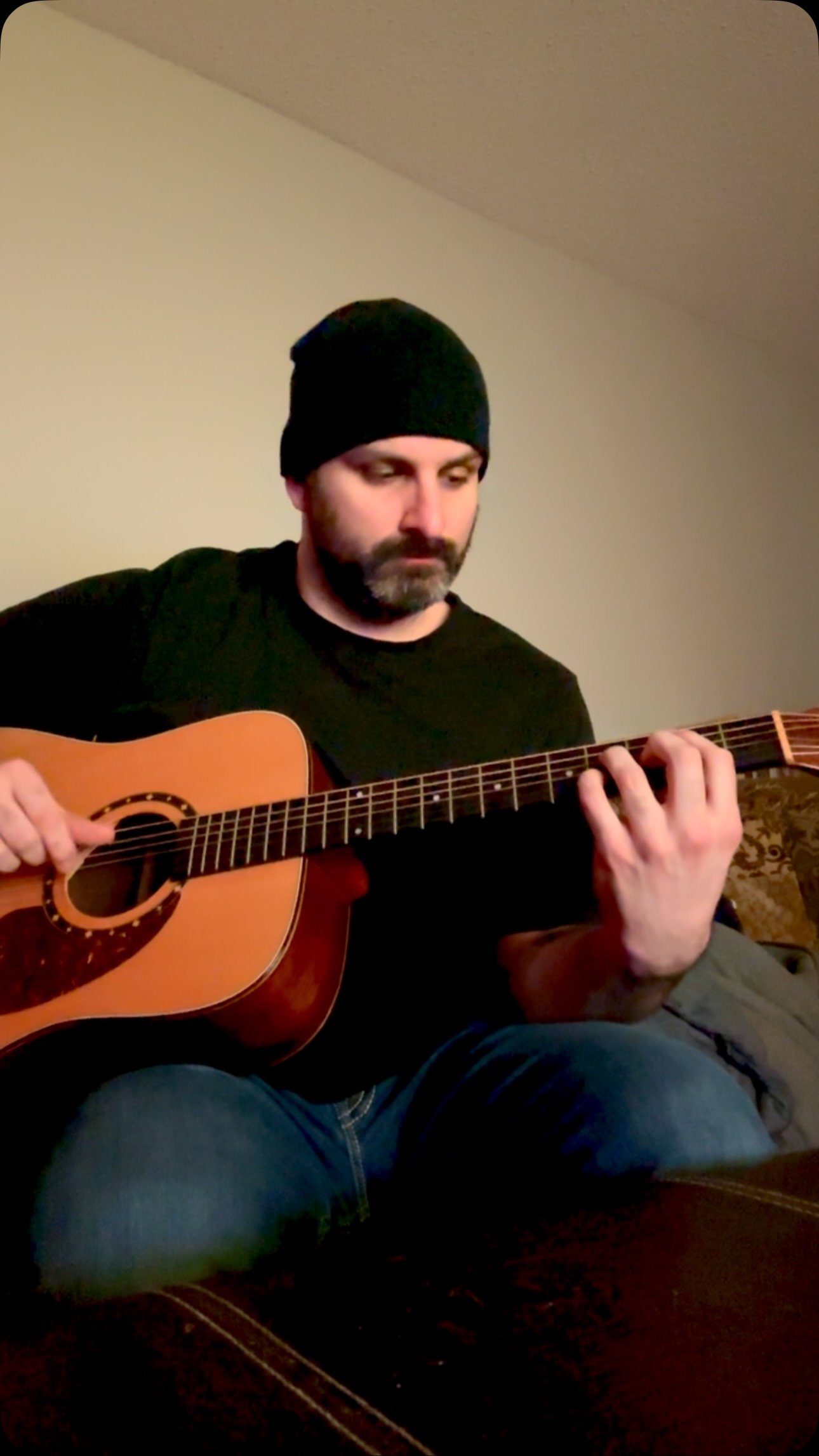 Late last night after a busy day and way too much caffeine, I came up with this idea. Finger picking isn’t usually my go-to but pushing myself into unfamiliar “creative” territory is something I enjoy doing from time to time. Mainly
