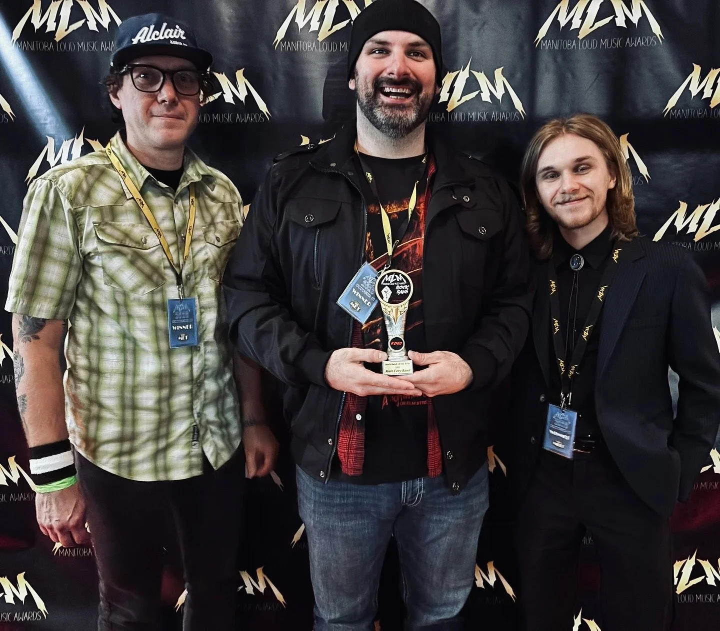 A few more pics from the weekend at the Manitoba Loud Music Awards!
And a huge shoutout to Dane Neufeld who recorded the upcoming album and played a ton of shows with us this summer and his awesome girlfriend, Kendra Martinussen for making the trip