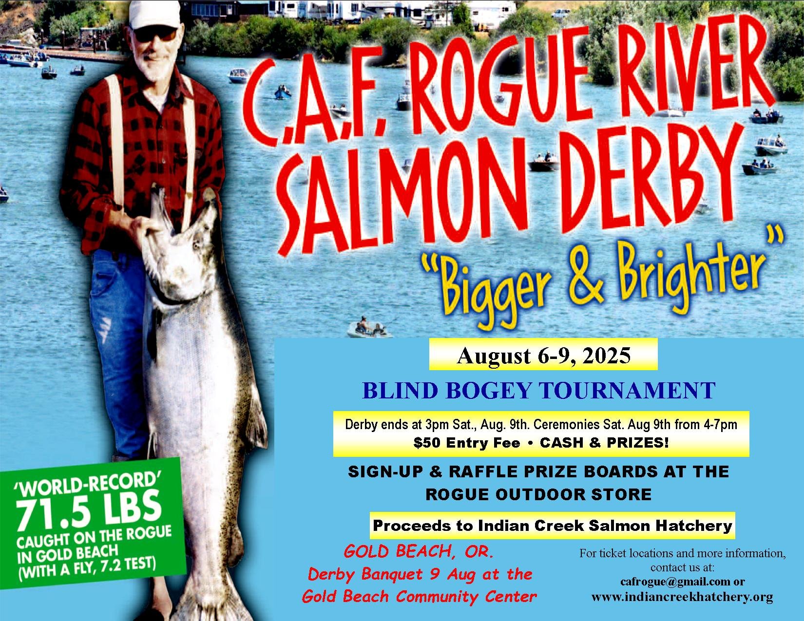 2025 CAF Rogue River Salmon Derby
