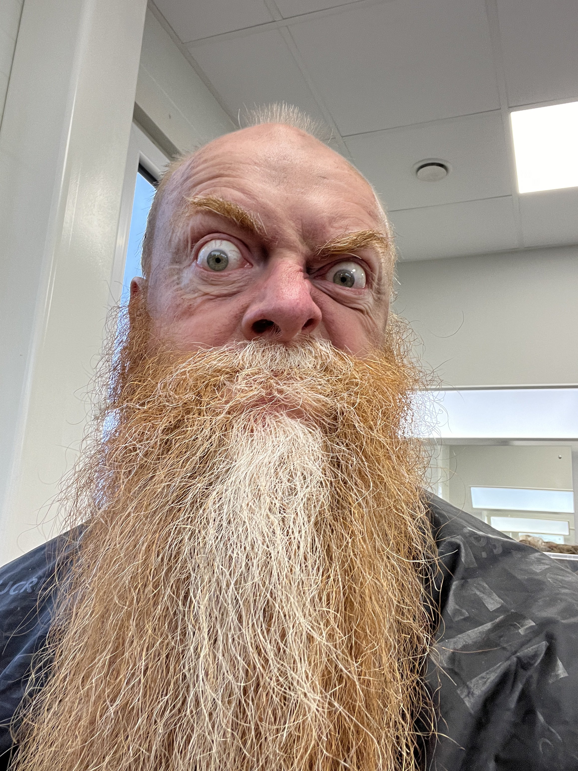Make up test. You work outdoors you're surely dirty...