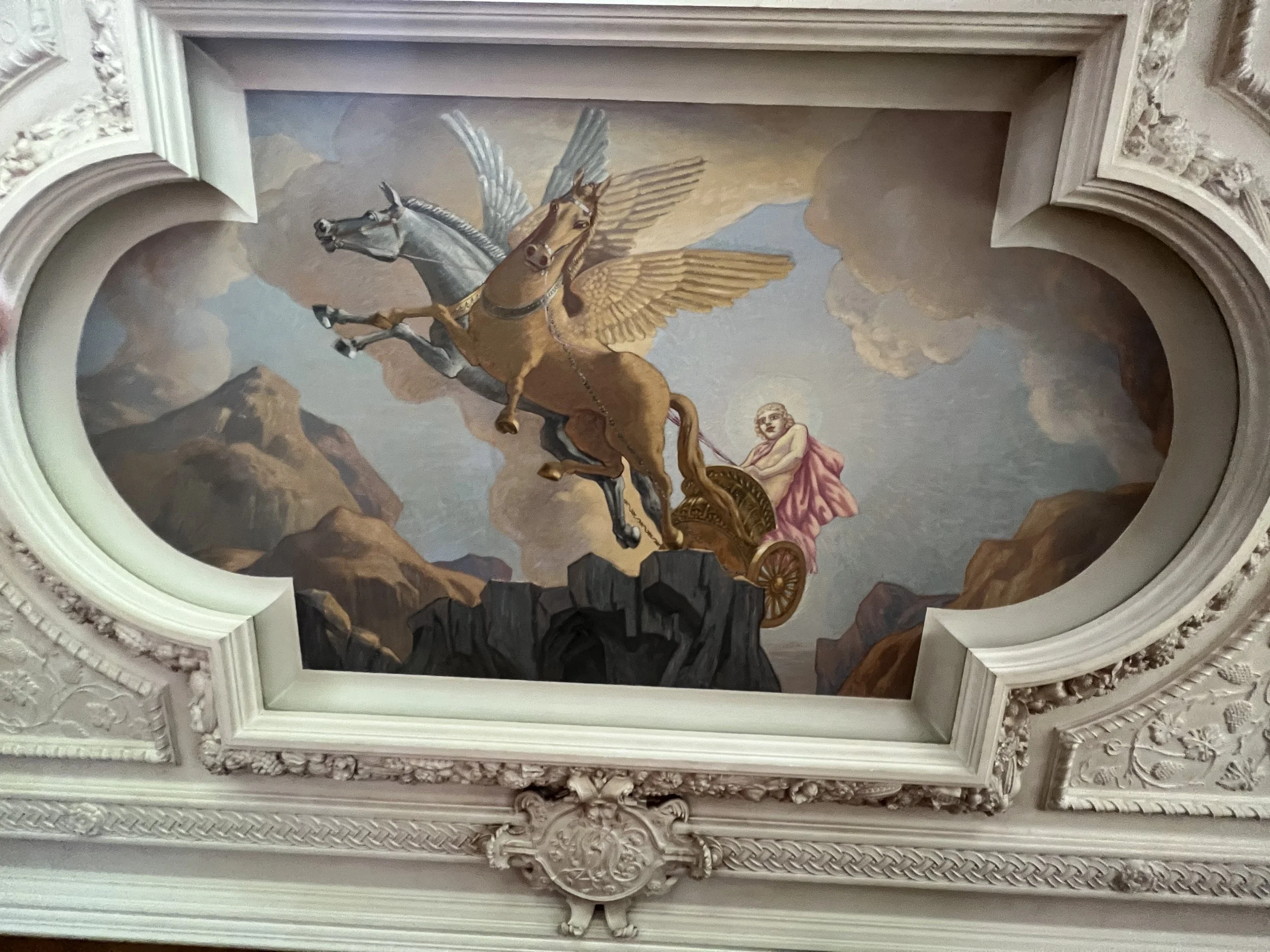 You don't see the ceiling of the room we filmed in. But that's it