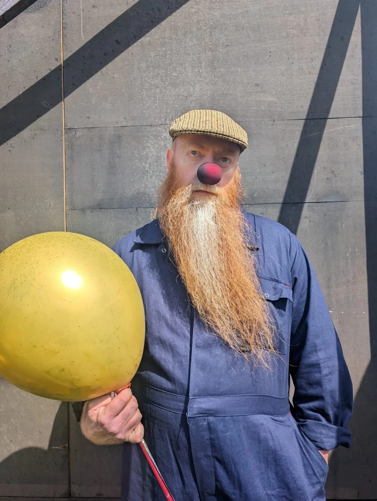 S3. I think. Fergus, the happiest man on set. As he has a balloon