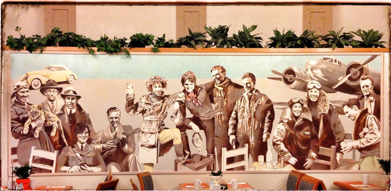 "Amelia & Friends," detail, 1 of 3 panels