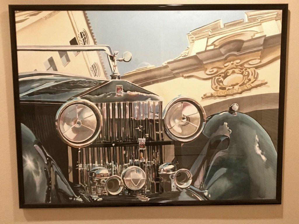 Roosevelt Hotel, Hollywood, one of many paintings & murals