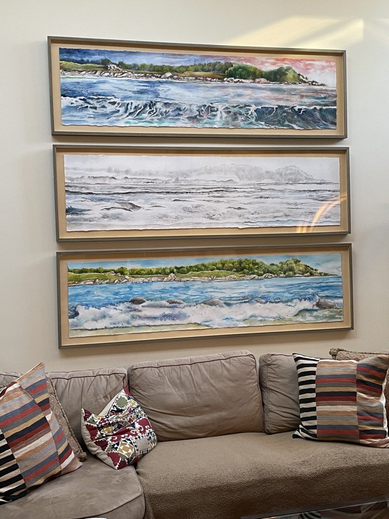 Private collector Carmel. Same view, different conditions.