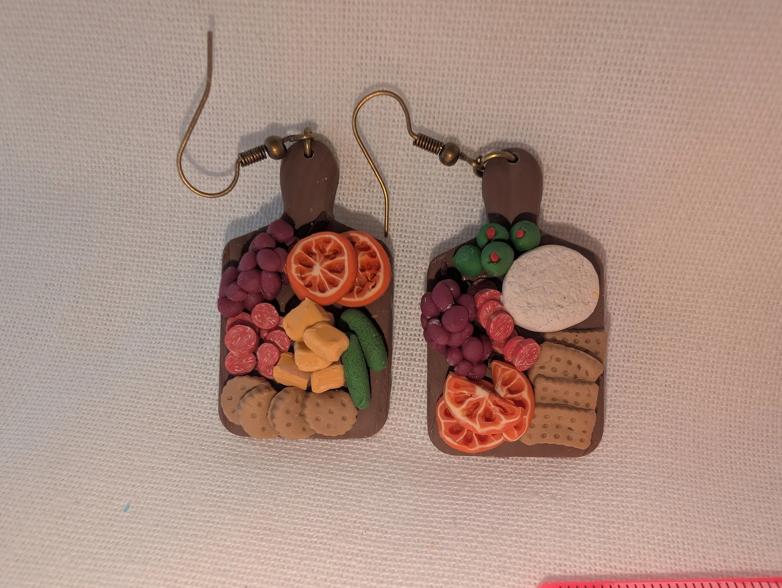 Miniature Charcuterie Board Earrings