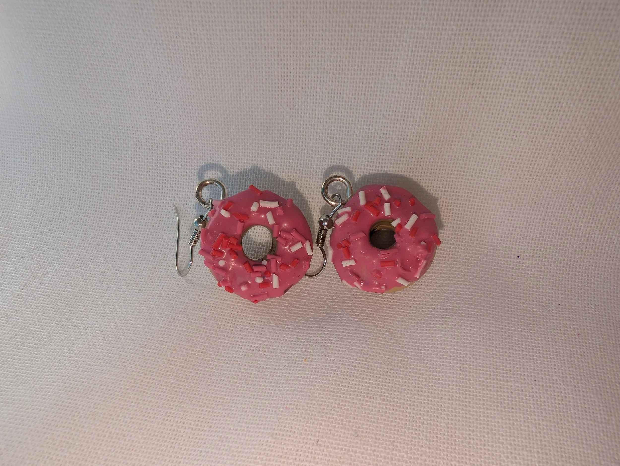 Handmade Miniature Donut Earrings