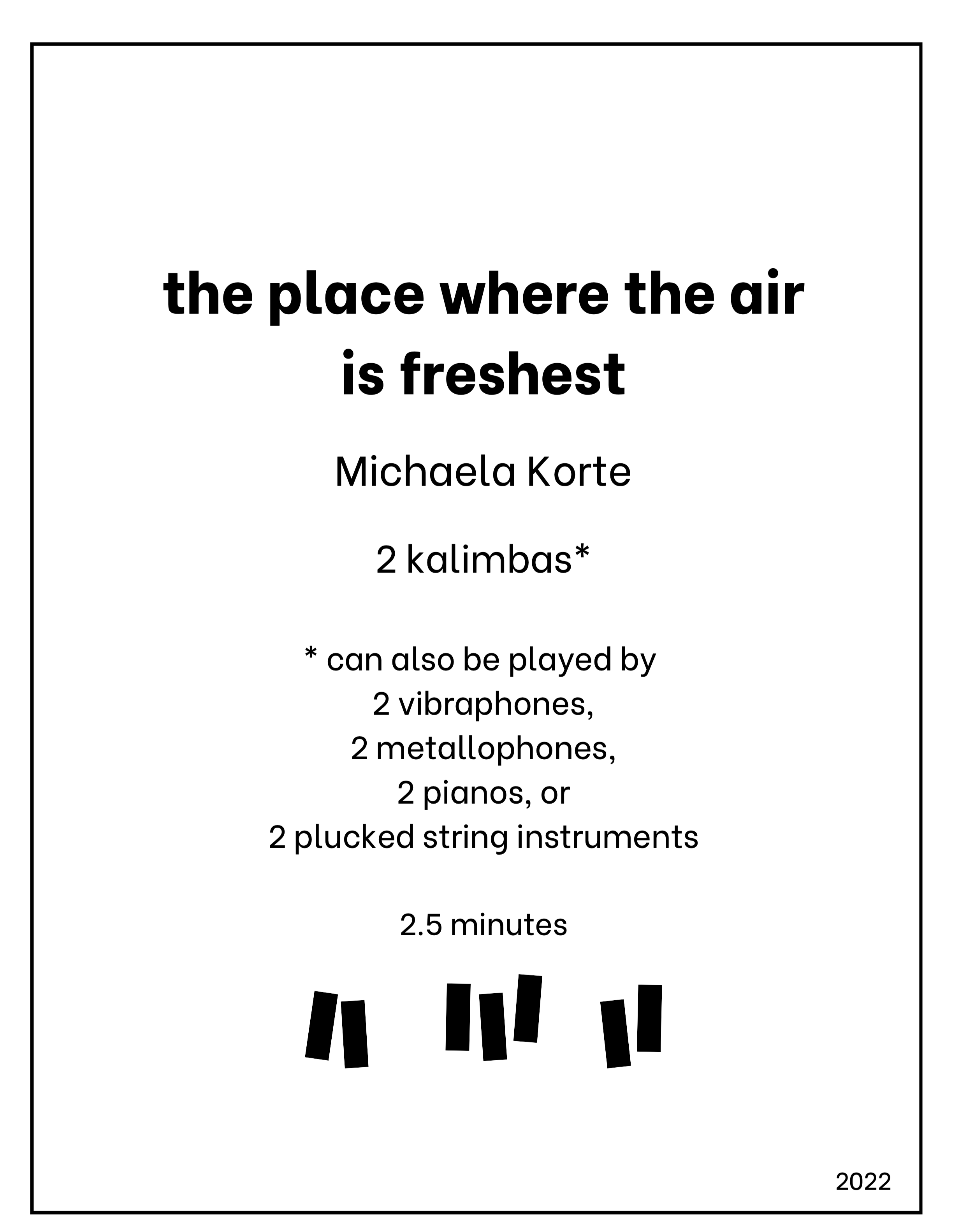 the place where the air is freshest