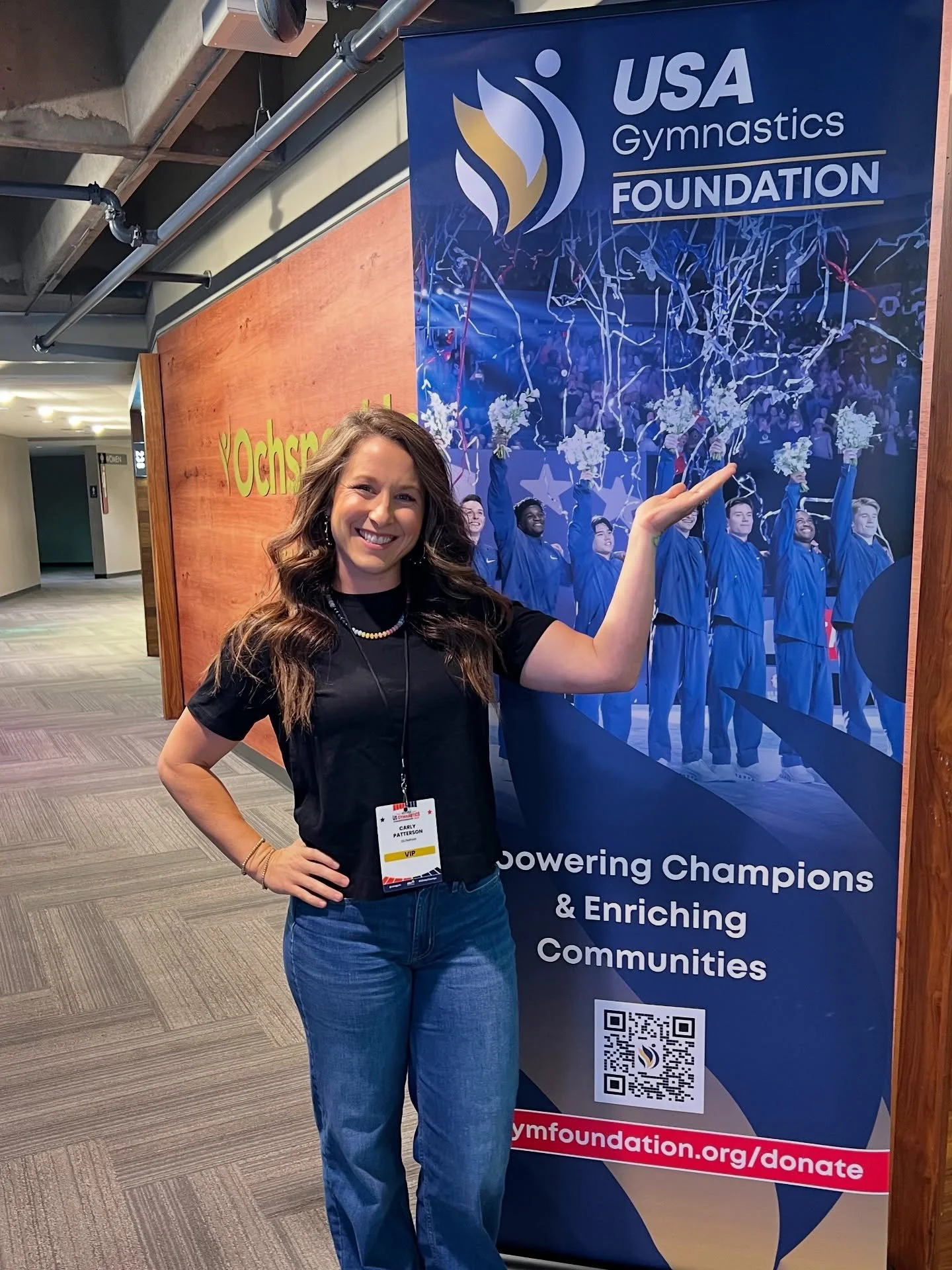 What a weekend at the #XfinityChamps 🤩 Between the exciting gymnastics and the meetings for the USA Gymnastics Foundation the energy, ideas, and passion for the future of our sport have never been stronger. Big things are coming. 💫🇺🇸 
#XfinityCh