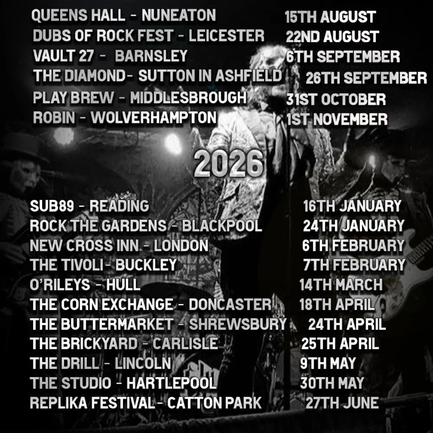 [MESSAGE FROM THE UK CLERGY 🇬🇧]

The time has come to reveal what&rsquo;s ahead for GhostUK in this new era!

Below, you&rsquo;ll find where we&rsquo;ll be performing rituals for the rest of 2025, along with the locations we&rsquo;ll visit in the f
