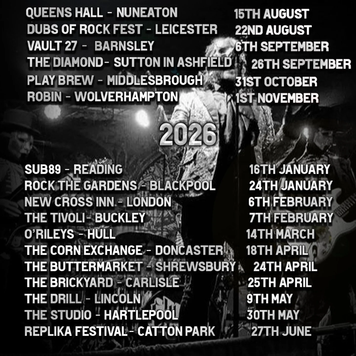 [MESSAGE FROM THE UK CLERGY 🇬🇧]

The time has come to reveal what&rsquo;s ahead for GhostUK in this new era!

Below, you&rsquo;ll find where we&rsquo;ll be performing rituals for the rest of 2025, along with the locations we&rsquo;ll visit in the f