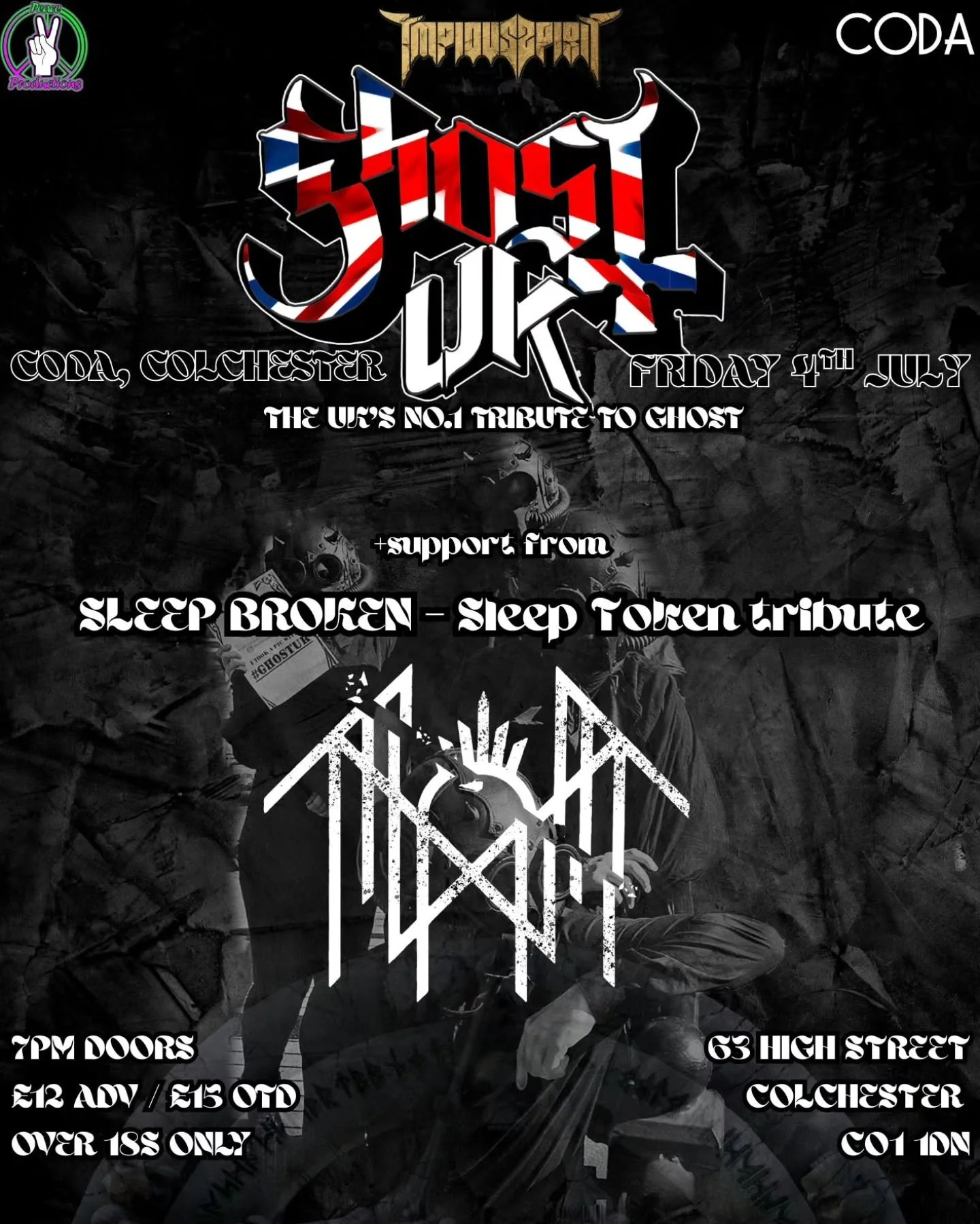 [MESSAGE FROM THE UK CLERGY🇬🇧]

We wish to inform you of TWO upcoming Rituals! On the 4th and 5th of July, be among the first to bear witness, as GhostUK usher in a new era of spellbinding stage performance!

On July 4th, prepare to be Satanized as