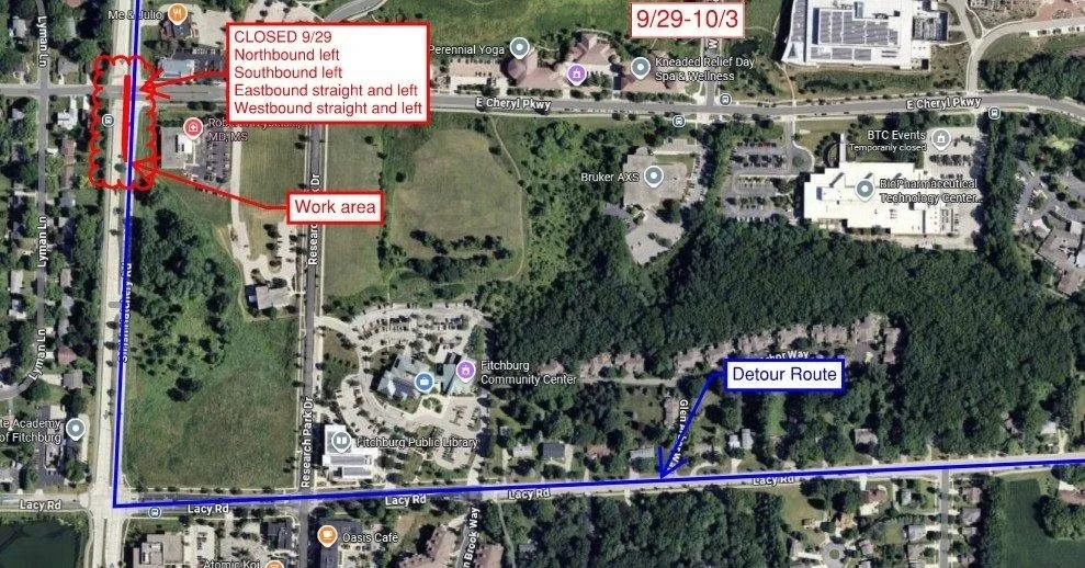 FISH HATCHERY ROAD WORK

As part of the Fish Hatchery Road construction, there will be some short-term lane closures near City Hall over the next couple of weeks. During this phase of construction, you can use Lacy Road as a detour.

September 29 to 