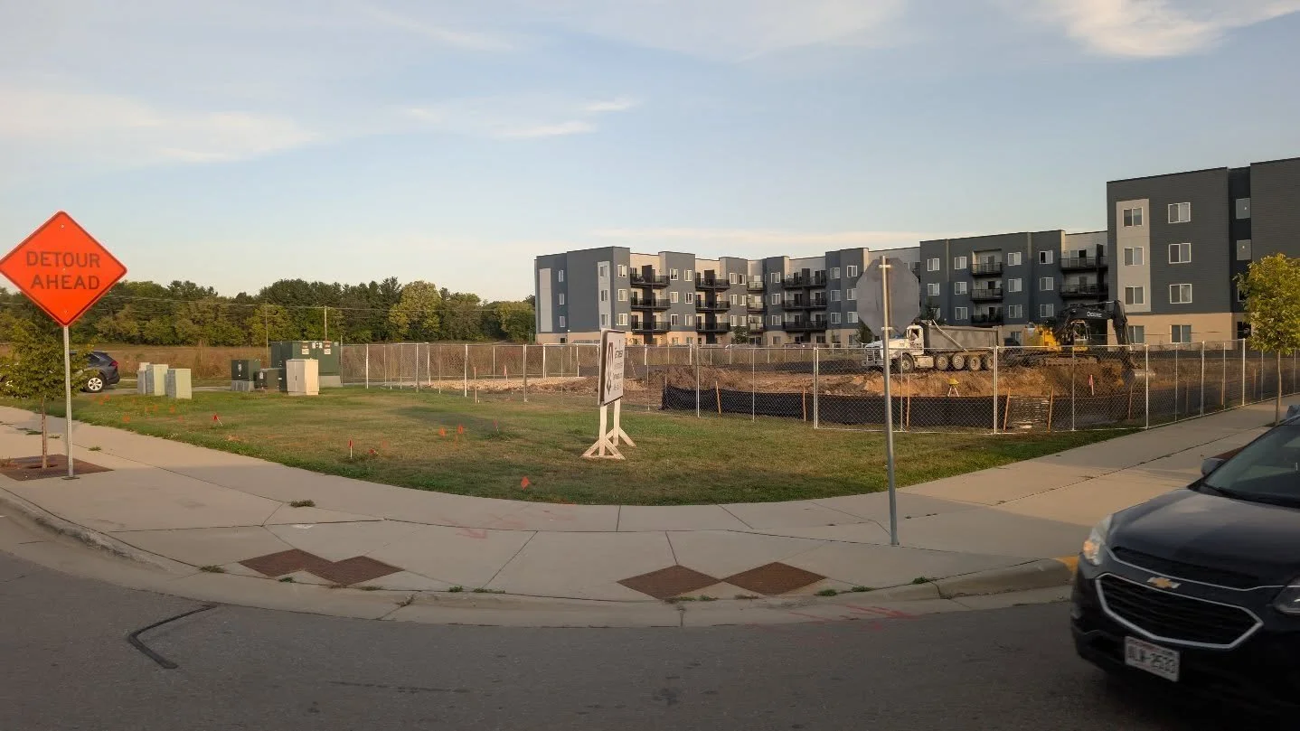 WHAT'S GROWING ON?

Construction has begun on 13 rental townhomes at the corner of Lacy Road and Brassica Road in Terravessa. Most of the parking spaces will be below the building and will use the existing driveways for the adjacent Edge at Terravess