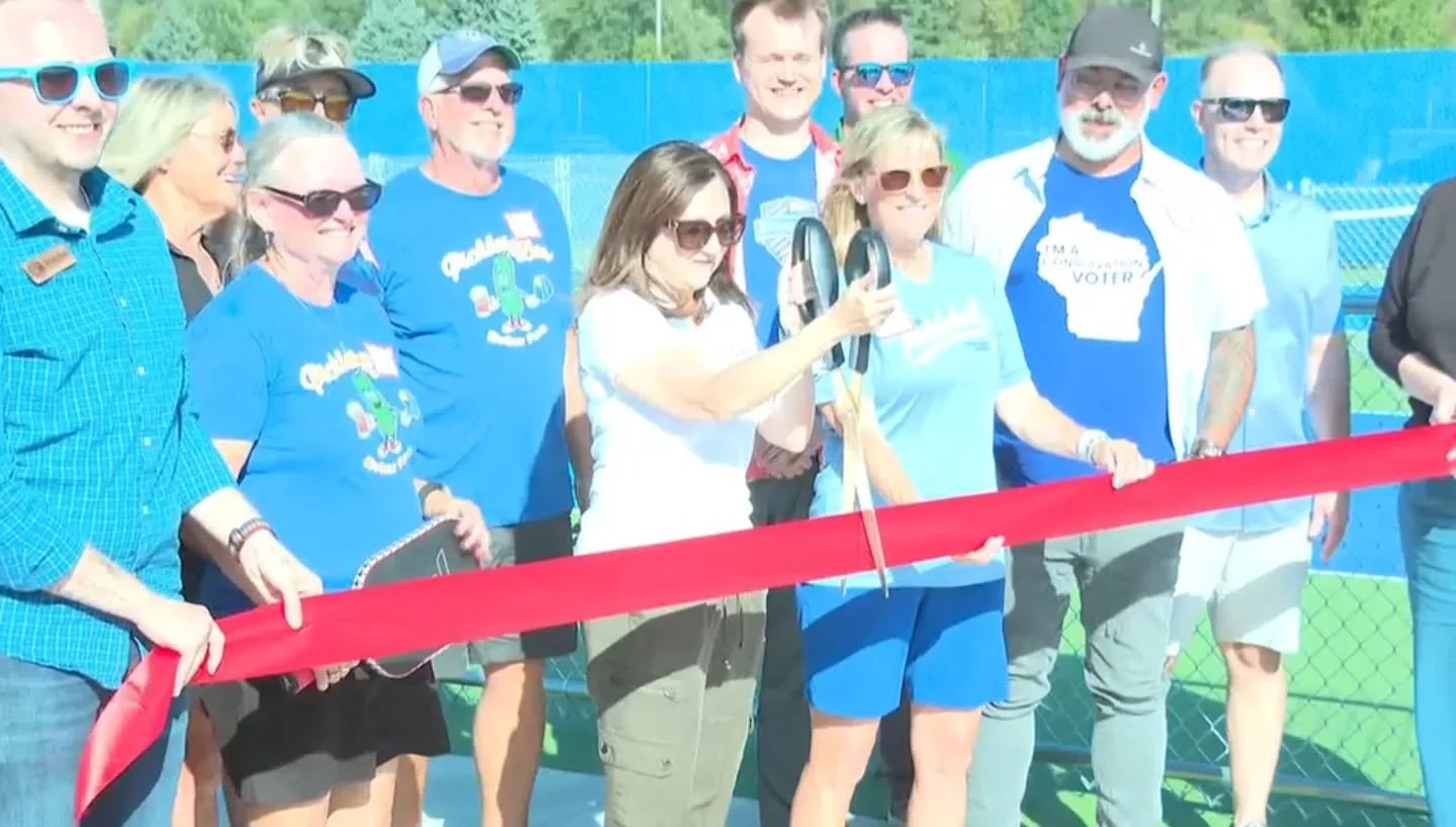 Yesterday we cut the ribbon on our four new pickleball courts at McGaw Park! That brings us up to 12 courts in that park alone and helps us keep up with demand for this fast-growing sport. If you've ever been to the park on a Friday night, you've see