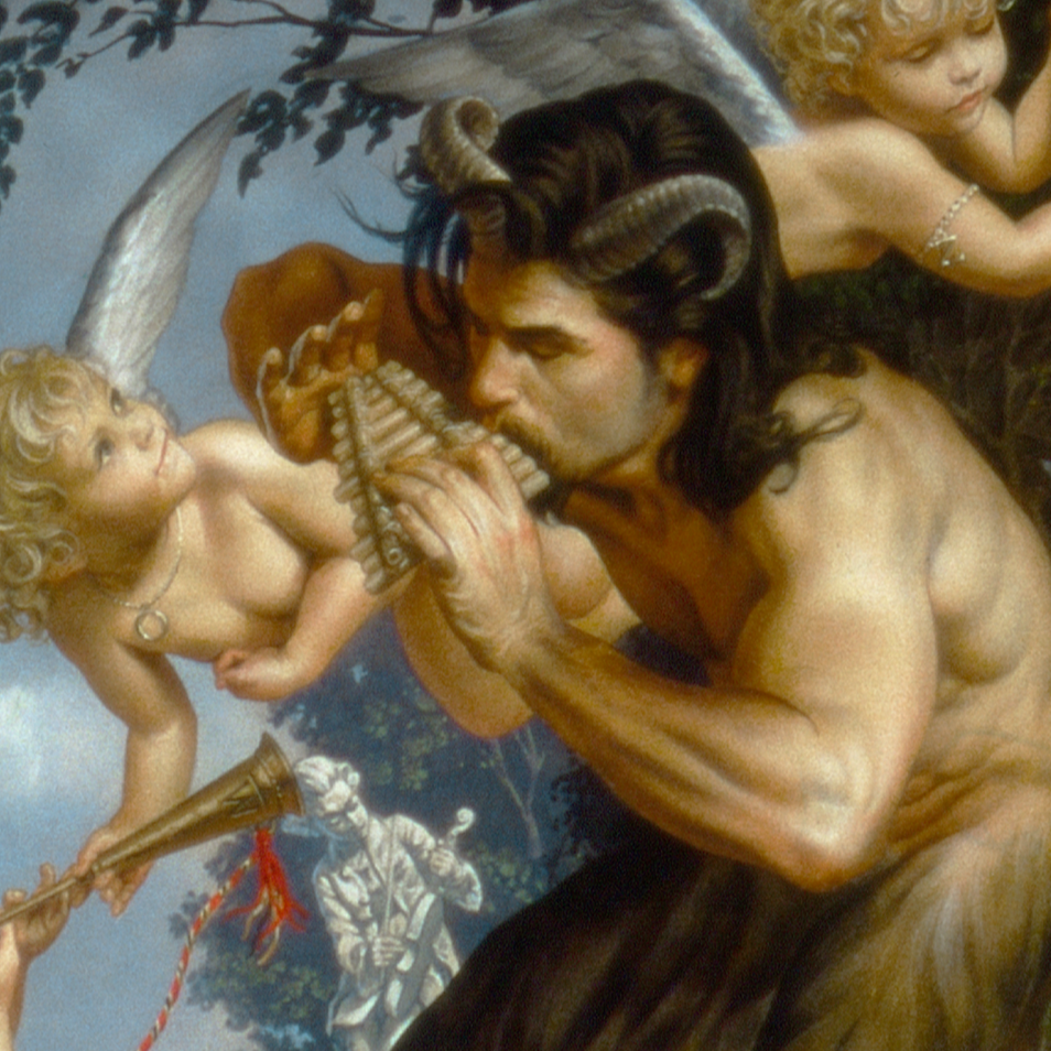 Pan+and+circling+cherubs+holding+musical+instruments.+Illustration+by+Mark+Stutzman.png
