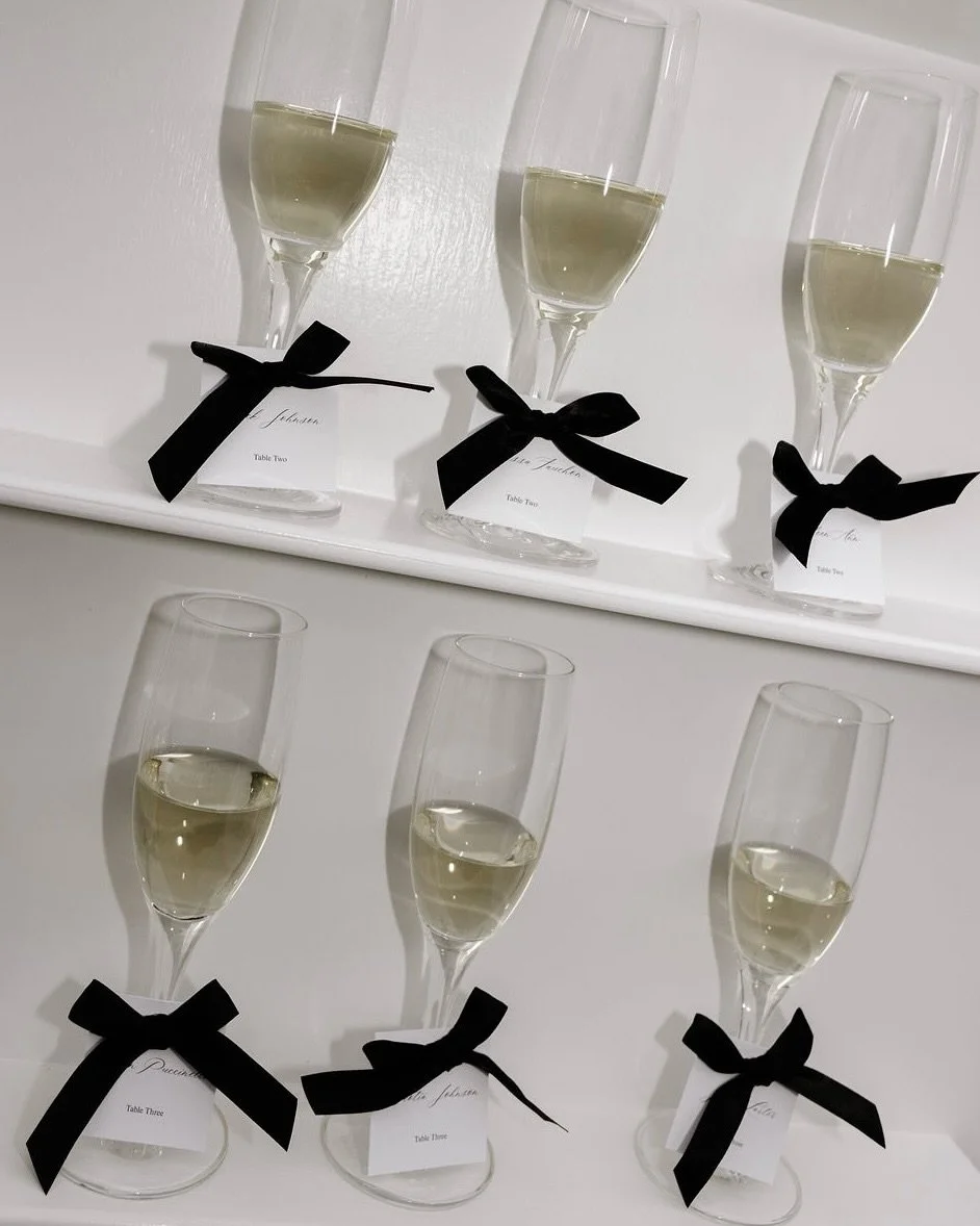 More customs designed for L + K's dreamy wedding day &mdash; champagne tags, table cards, tablecloth, pickle jar labels, menus + more. 🕊️

Photos @aliishoots 
Venue @upside.cider 
Florals @jamstudio.ca 
Decal @bypaityn 

#wedding #weddingstationery 