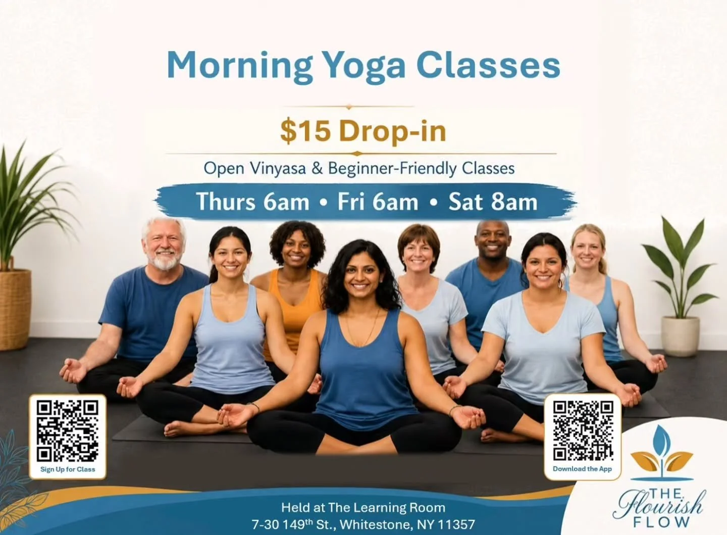 WE'RE LIVE!!

I'm happy to share that drop-in yoga classes are up and running! 

I'm starting with a few highly requested days/ times and we'll possible expand as people attend. Feel free to share with others &amp; I hope to see you soon. 

https://t