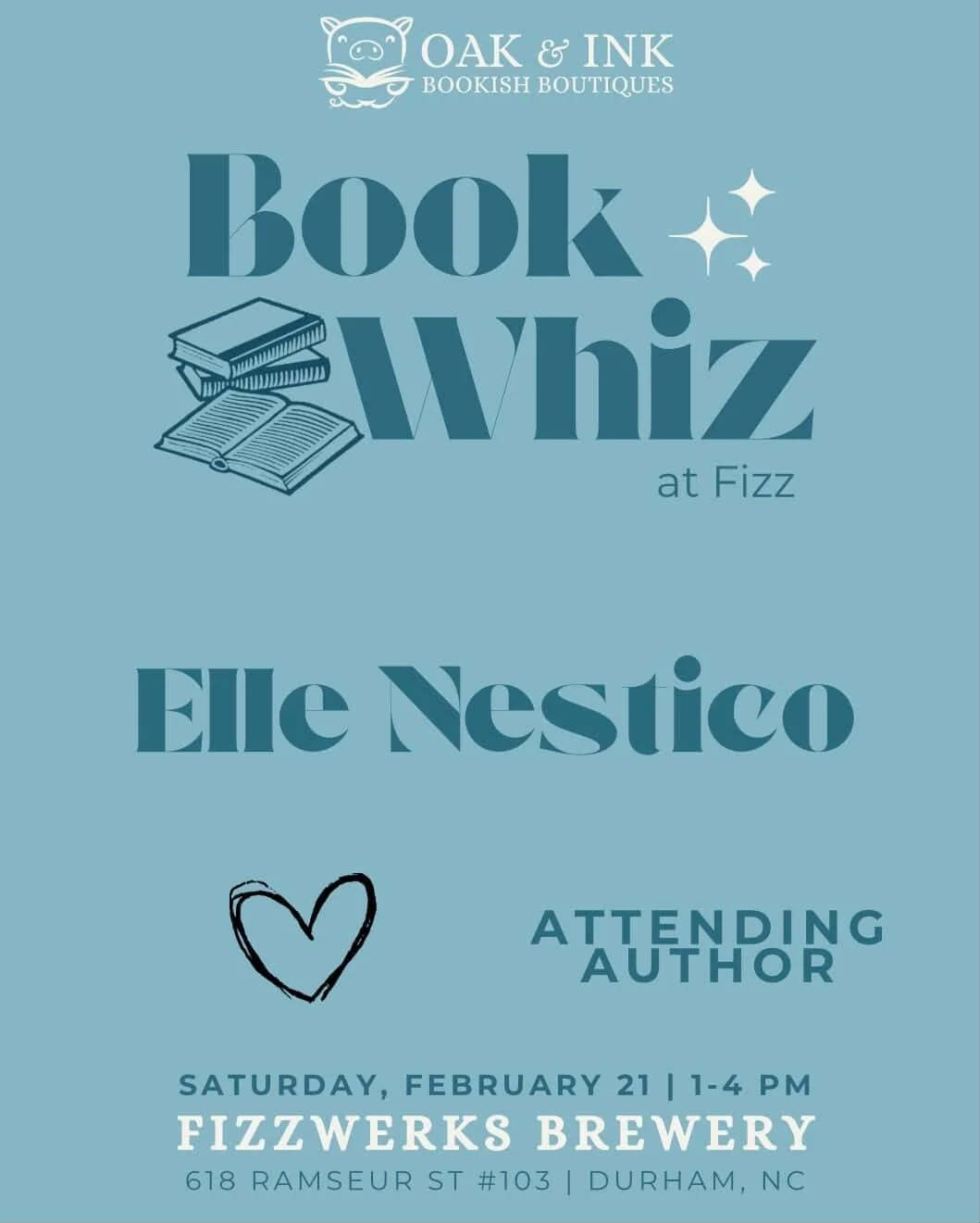 Book Fair at Fizzwerks