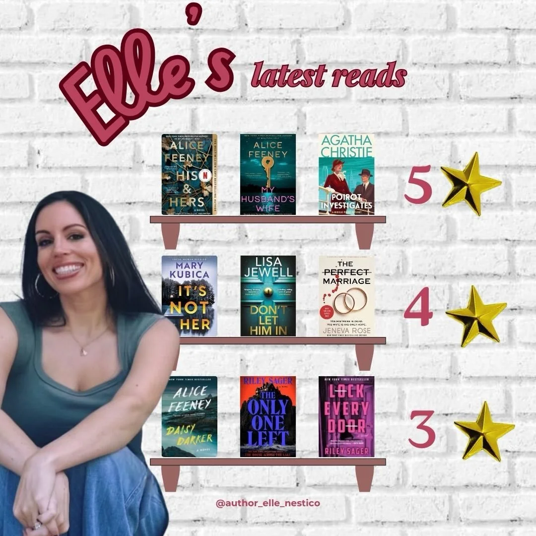 It&rsquo;s been a murder mystery summer&hellip; and starting to wonder if my &ldquo;mood reading&rdquo; is trying to tell me something 🤣 👀 

5 ⭐️ = Obsessed
4 ⭐️ = Loved 
3 ⭐️ = Liked 
 
Tell me which ones you&rsquo;ve read&mdash;or what I&rsquo;m 