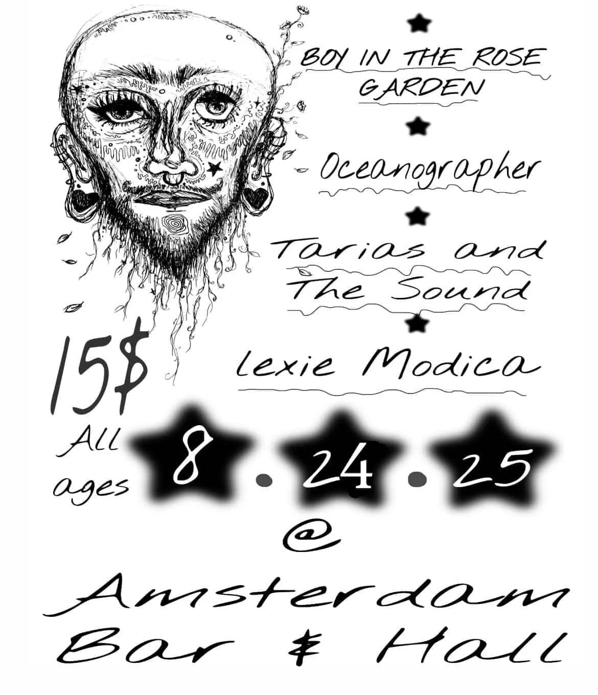 The Amsterdam (With Boy In the Rose Garden, Lexie Modica, and Tarias and the Sound)