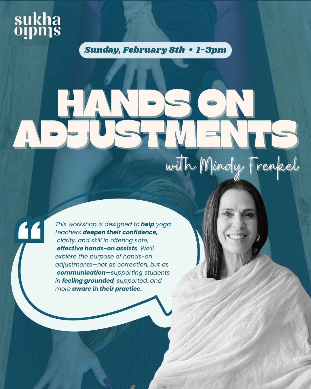 Hands on Adjustments with Mindy Frenkel