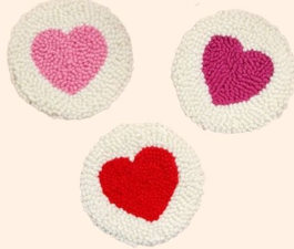 Punch Needle Coasters