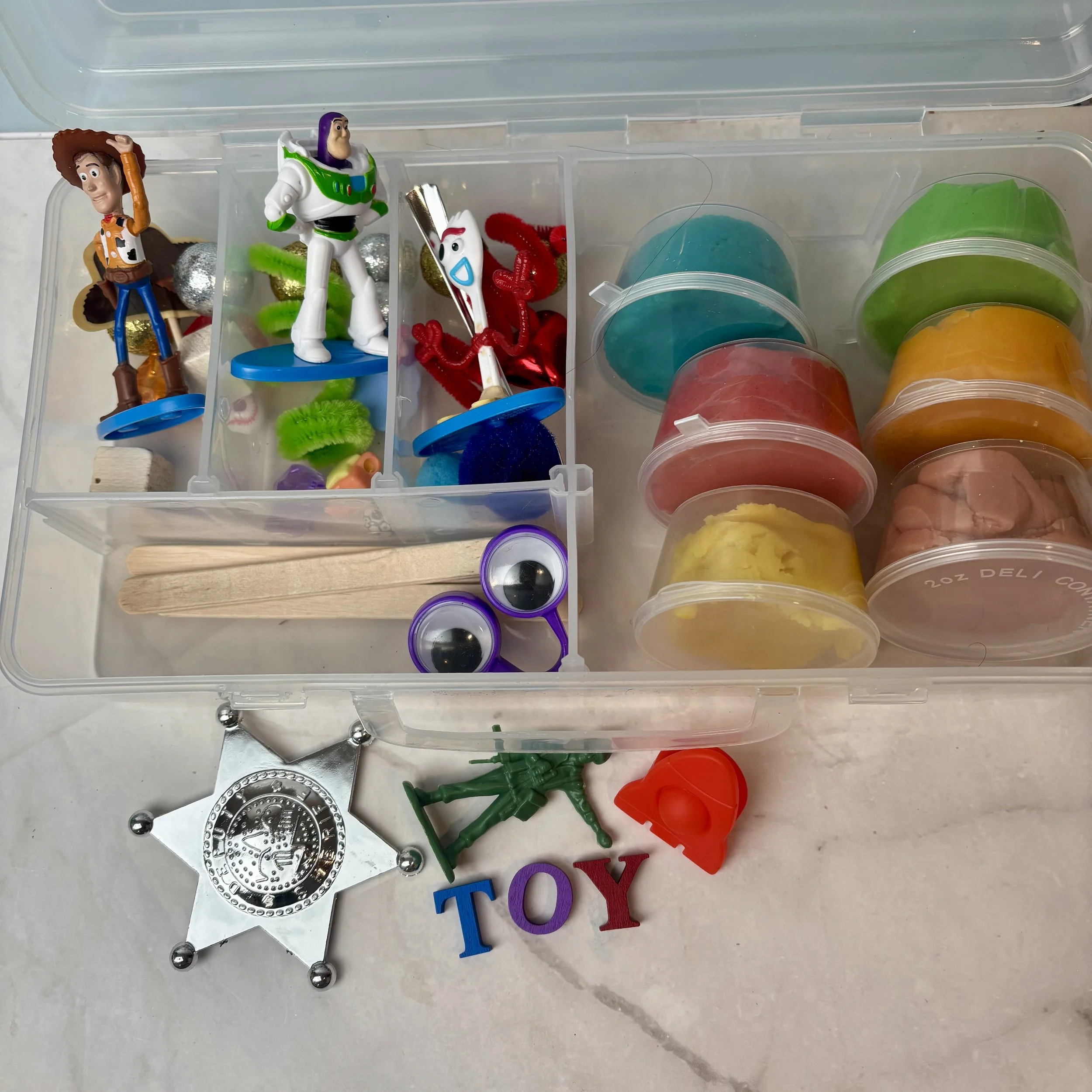 Andy’s Toys Large Playdough Bin