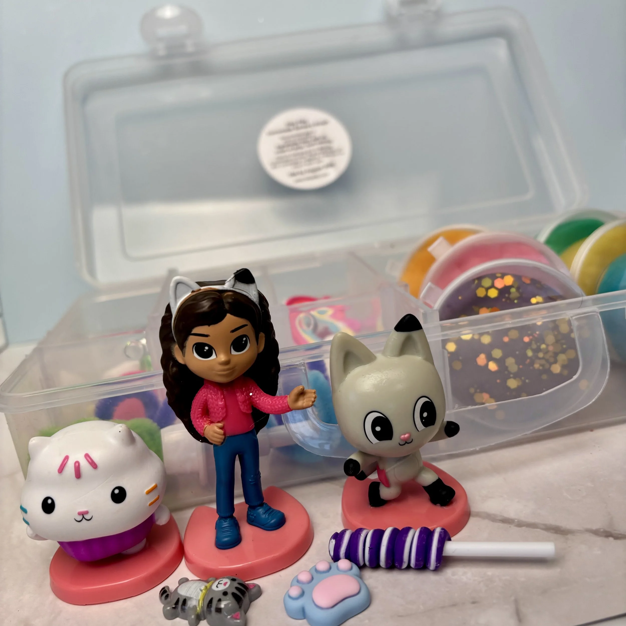 Cat-tastic Large Playdough Bin