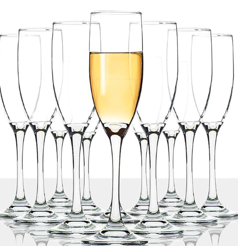 Glass Champagne Flutes - $1 per glass