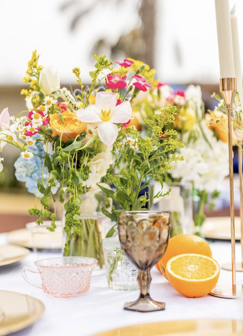 Vintage Glass Goblets - $1 per cup | available colors: assorted