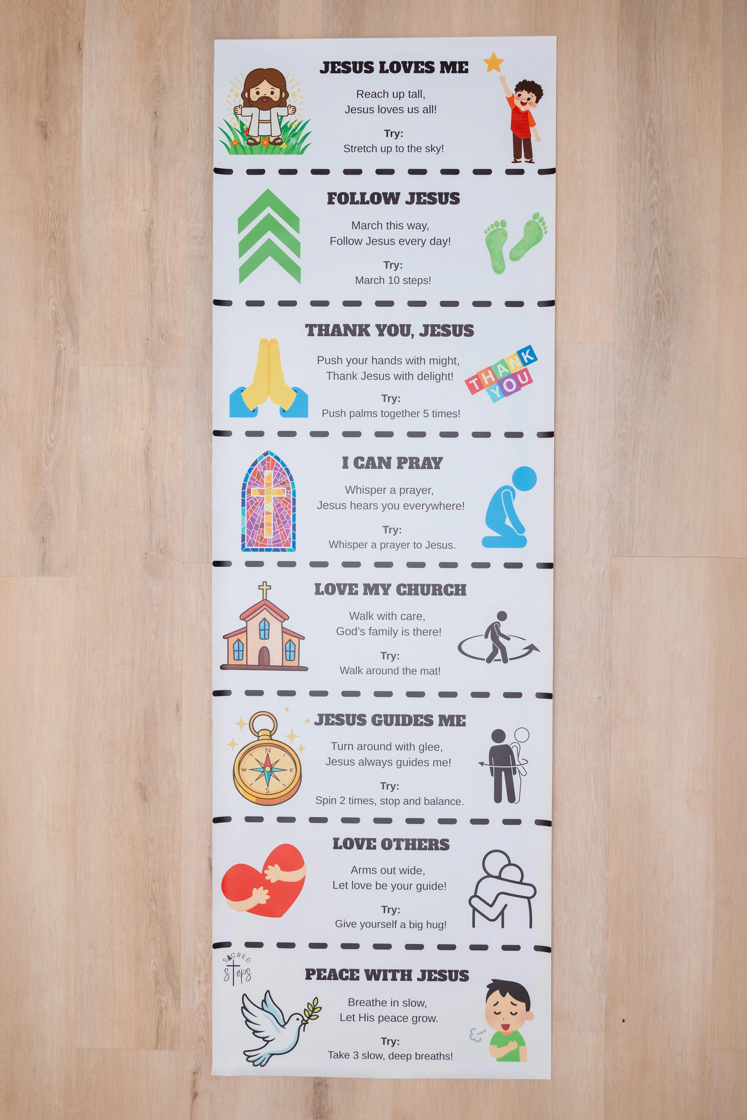 Little Steps, Big Feelings Portable Sensory Path