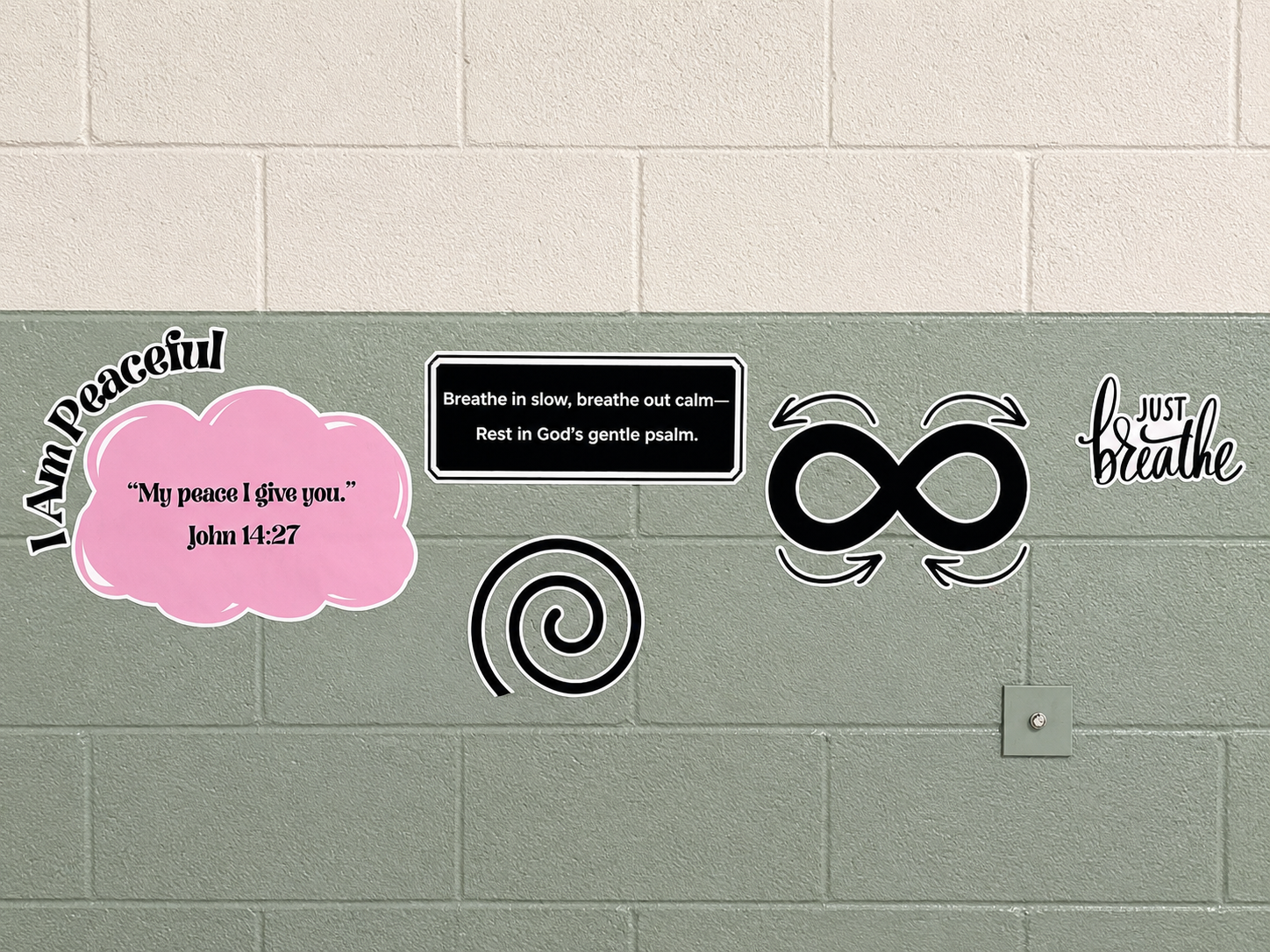 I Am Peaceful Wall Station