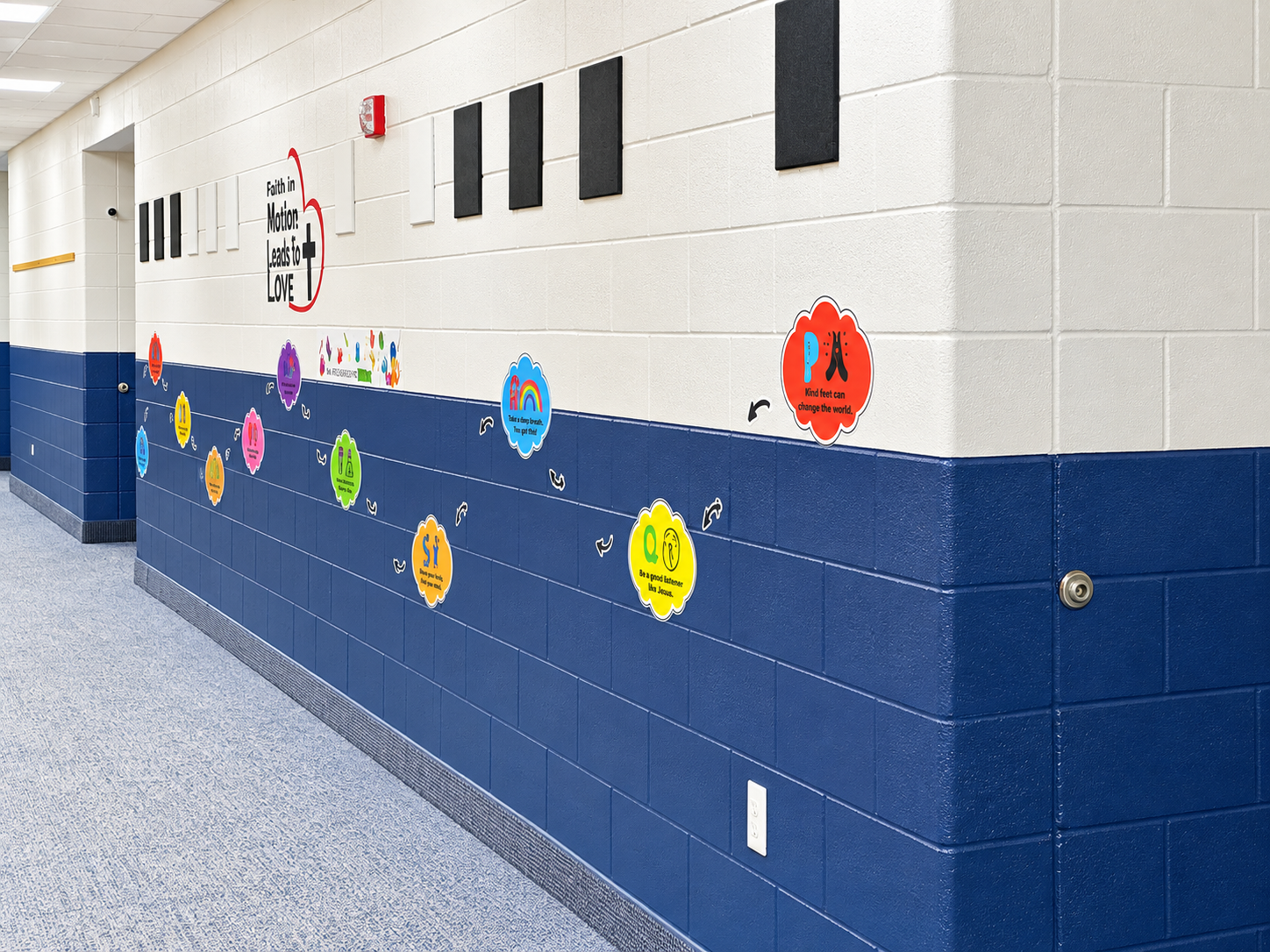 Holy Alphabet Sensory Path