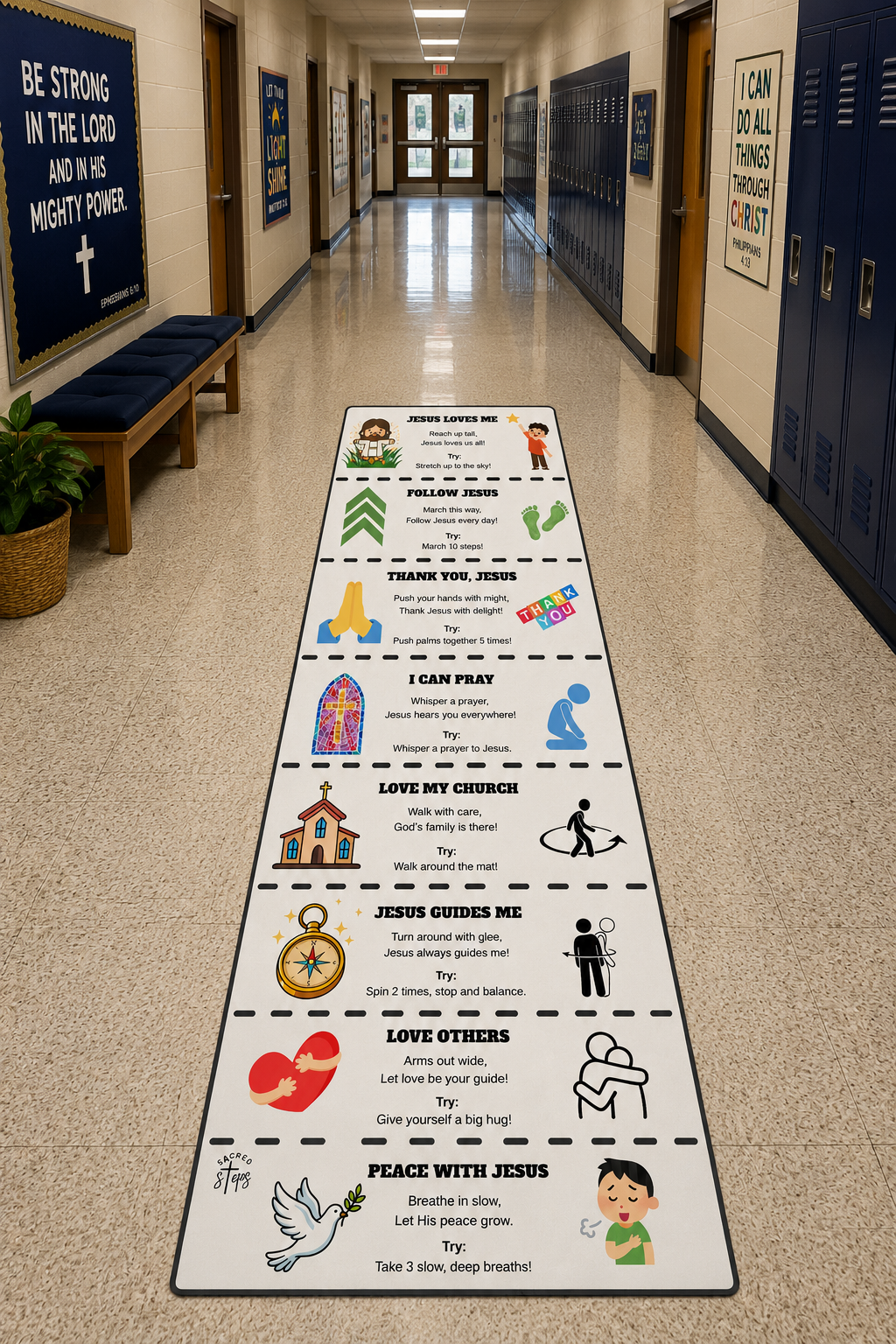 Little Steps With Jesus Portable Sensory Path