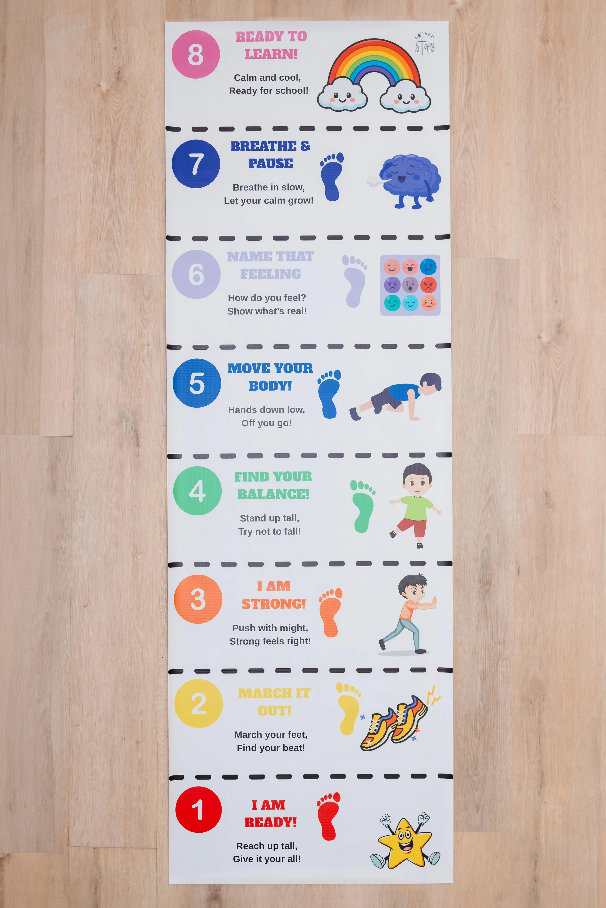 Little Steps, Big Feelings Portable Sensory Path
