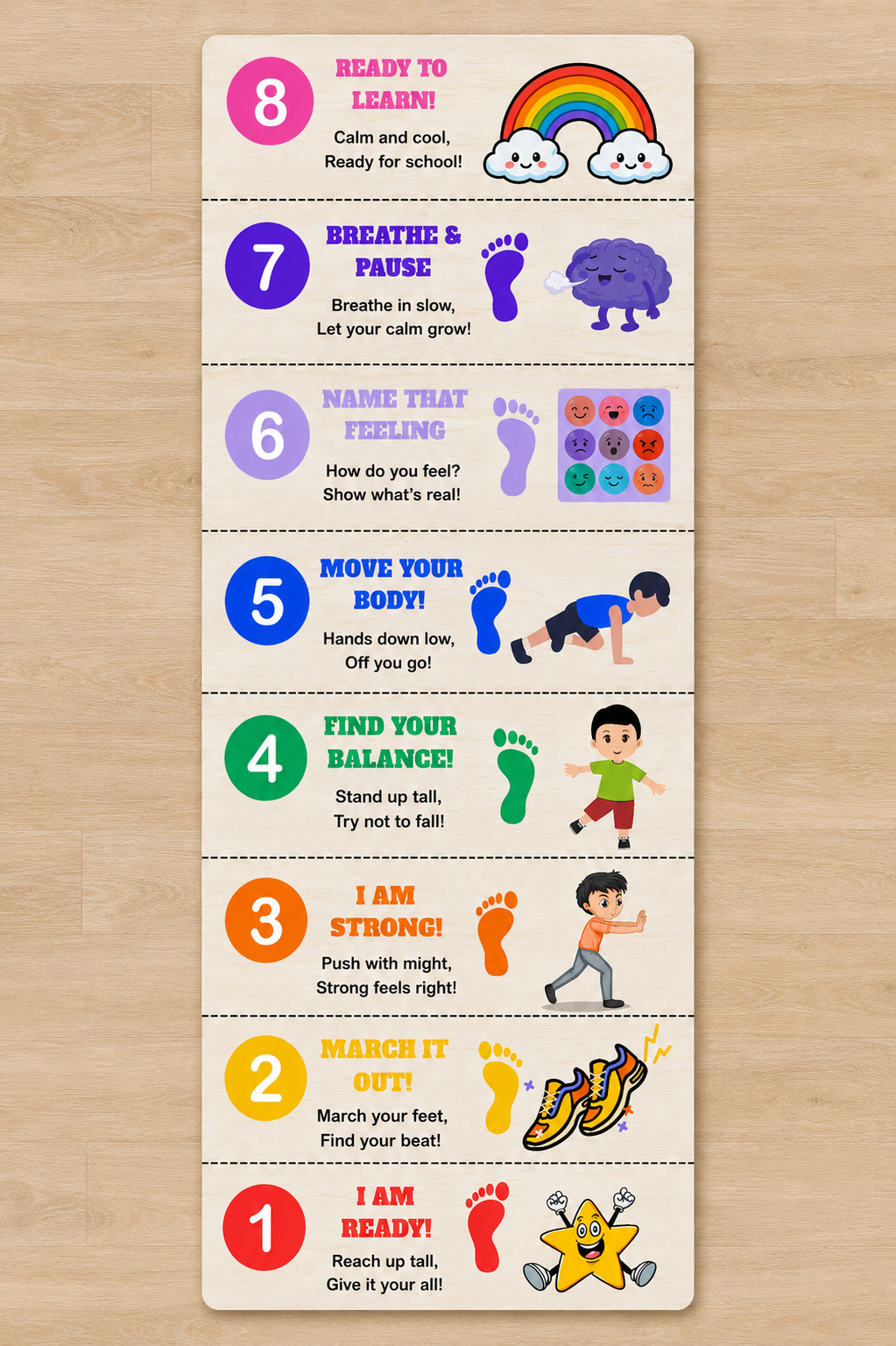 Little Steps, Big Feelings Portable Sensory Path