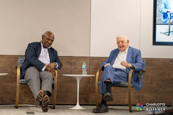 Business icons Harvey Gantt and Hugh McColl reflect on Charlotte’s past, present, future