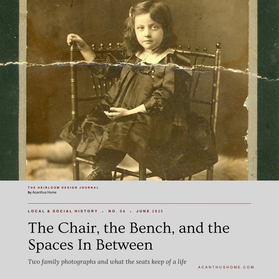 The Chair, the Bench, and the Spaces In Between