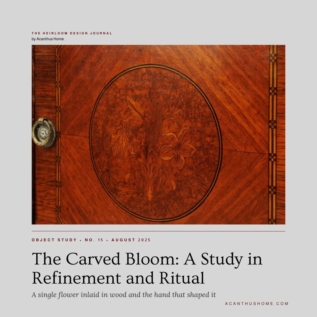 The Carved Bloom: A Study in Refinement and Ritual