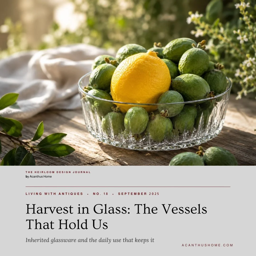 Harvest in Glass: The Vessels That Hold Us