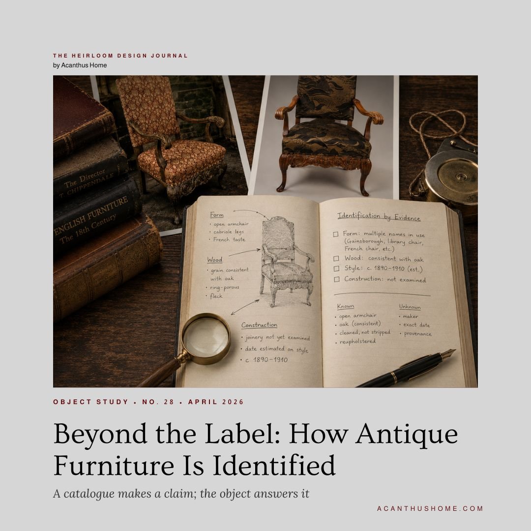 Beyond the Label: How Antique Furniture Is Identified