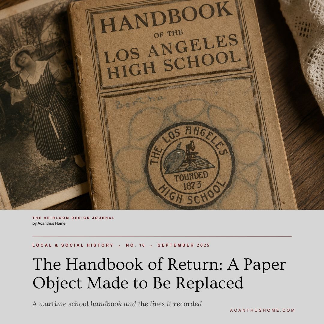 The Handbook of Return: A Paper Object Made to Be Replaced