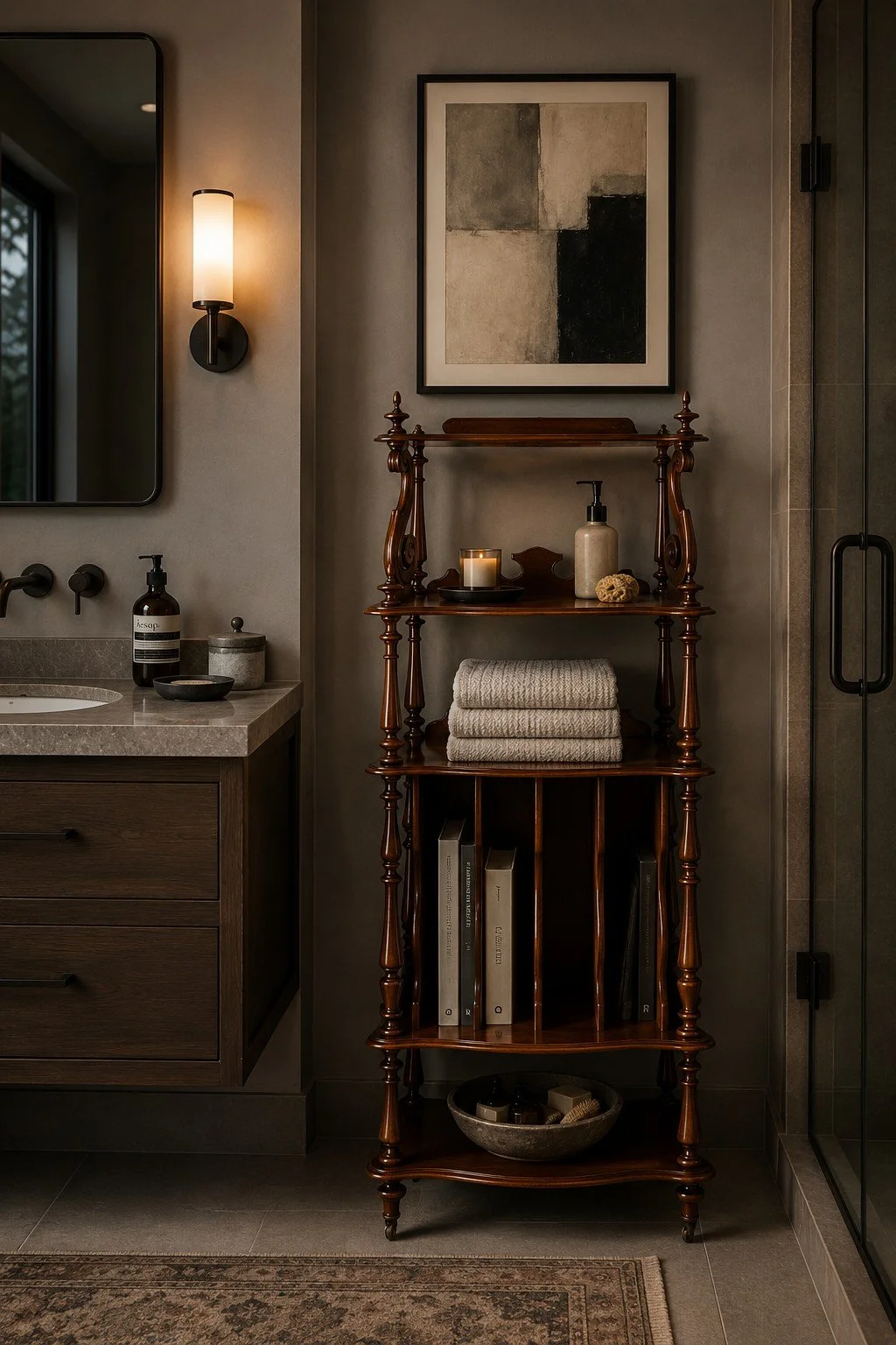 acanthus-home-the-bracknell-whatnot-modern-bathroom-evening