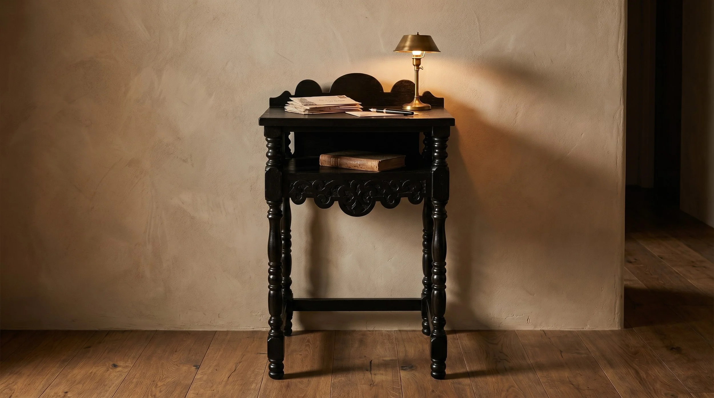 acanthus-home-the-night-ledger-plaster-wall-lamplight