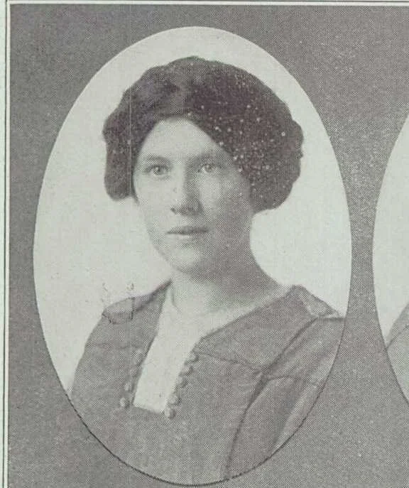 Early portrait of Frances Josephine Abberley during her teacher training years.